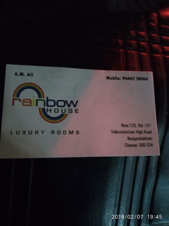 Rainbow House Luxury Rooms Chennai Eksteriør bilde